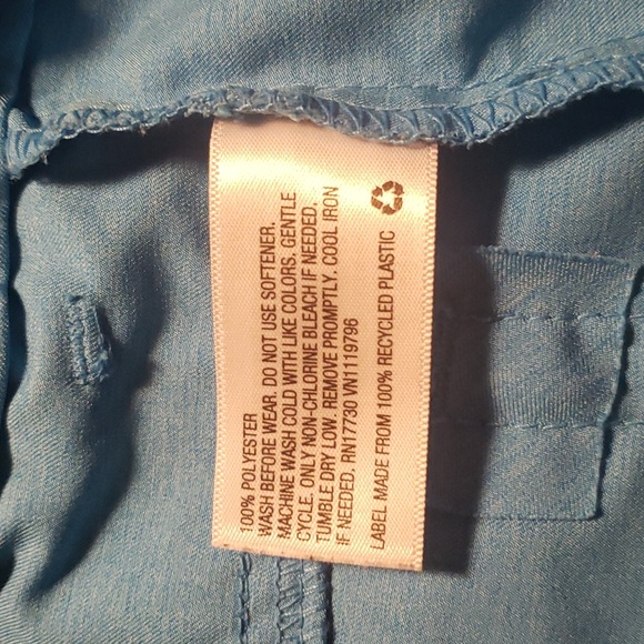 Cat & Jack Flat Front  Blue Shorts 16 - Picture 4 of 6